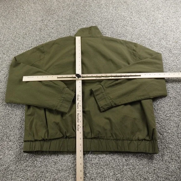 NEW Levis Jacket Mens L Green Full Zip Aviator Flight Bomber Coat Outdoor Work